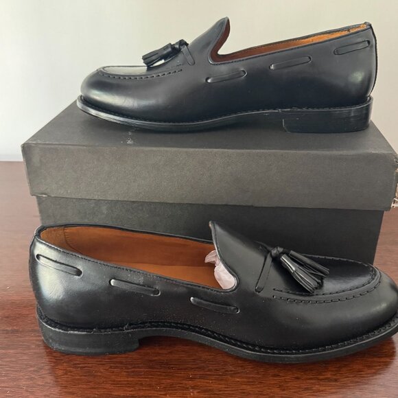 J Crew Mens Ludlow tassel loafers in English leather Sizze 9 - Picture 4 of 5